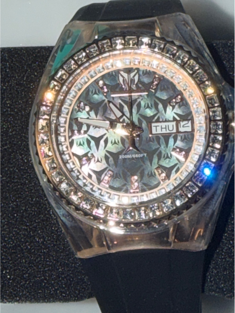 $499 TECHNO MARINE CRUISE STAR LADYS WATCH 40mm HIGH QUALITY CRYSTAL DIAL!!